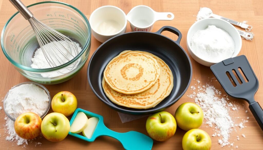 Apple Pancakes Cooking Tools