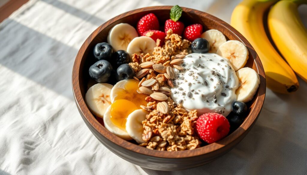 Breakfast Bowl Ingredients Composition