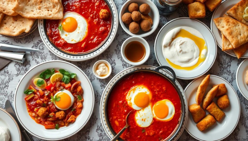 Arabic Breakfast Hot Dishes