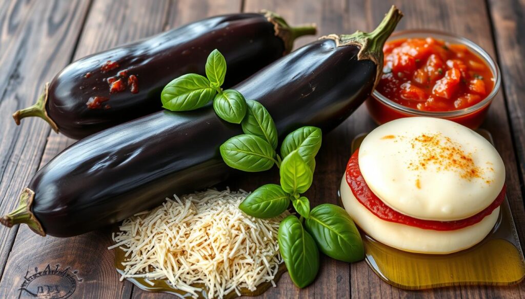 Authentic Eggplant Parmesan Ingredients