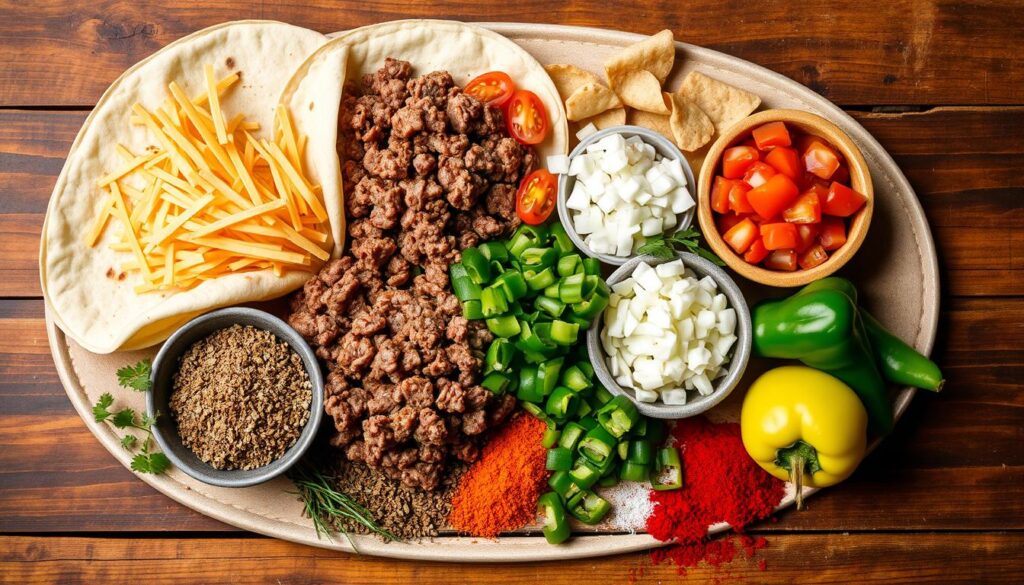 Beef Chimichanga Ingredients