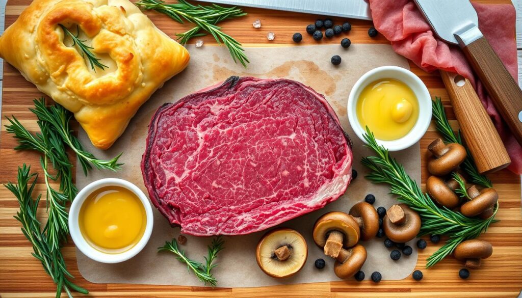 Beef Wellington Ingredients