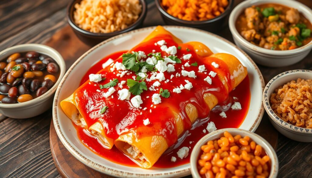 Crab enchiladas