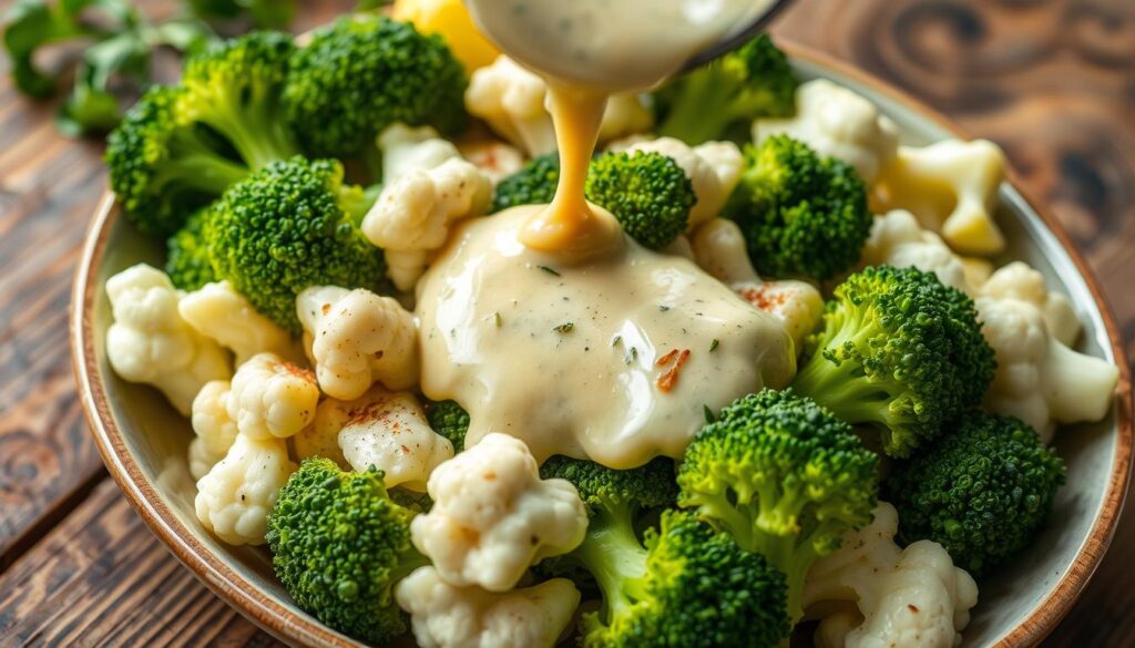 Creamy Broccoli Cauliflower Salad Dressing