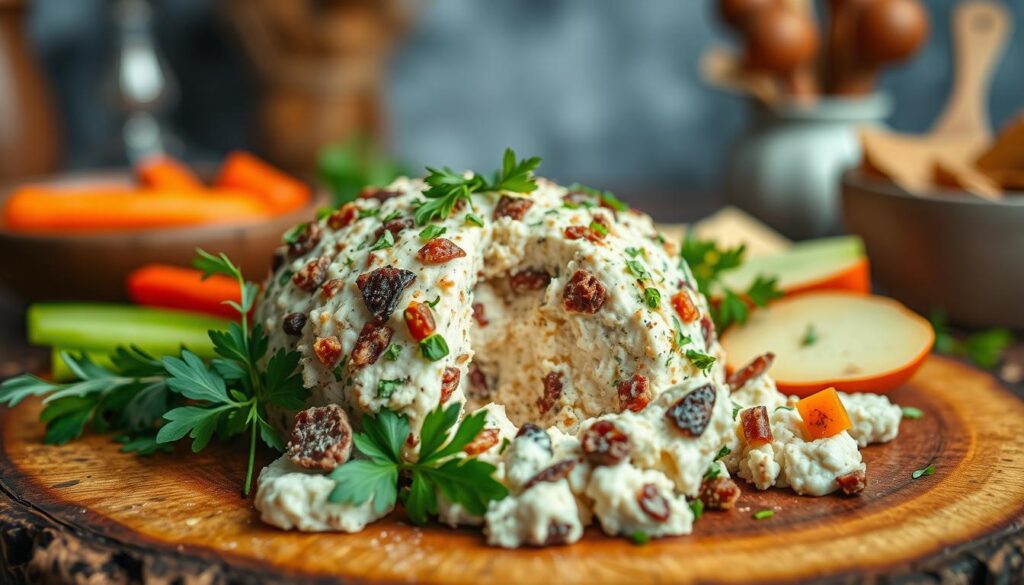 Dried Beef Cheese Ball Appetizer