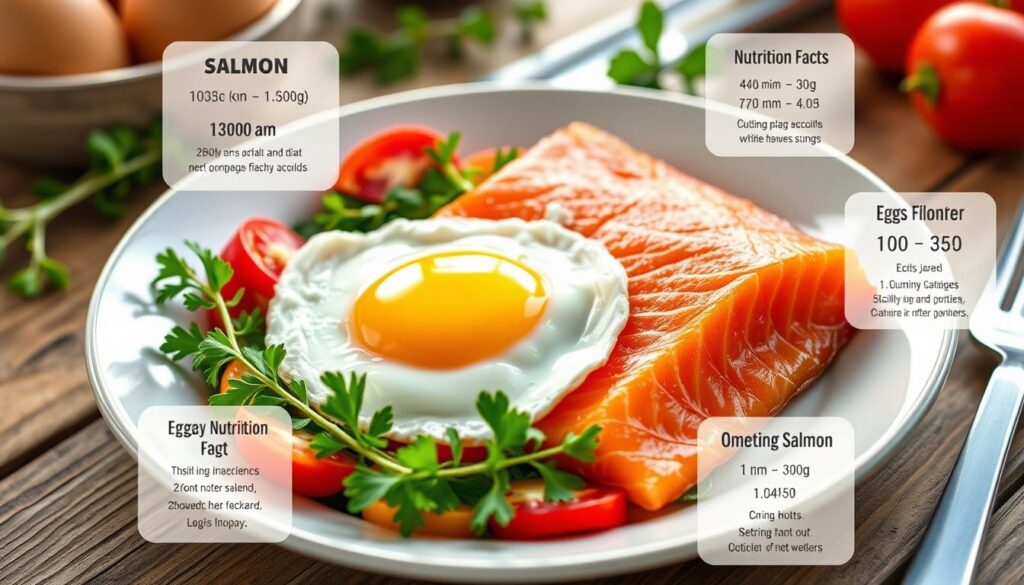 Egg and Salmon Nutrition Facts