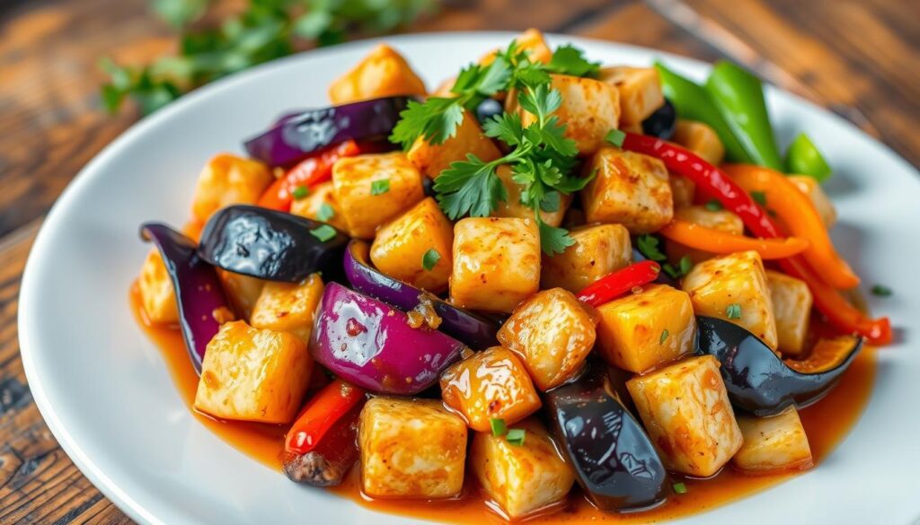 Eggplant tofu