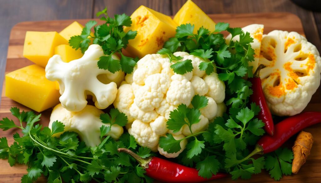 Fresh Vegetables for Aloo Gobi