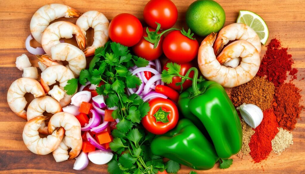 Mexican Shrimp Skillet Ingredients