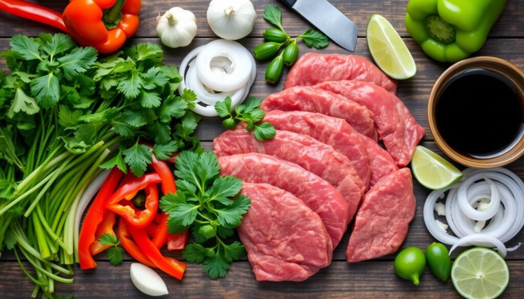 Shaking Beef Ingredients