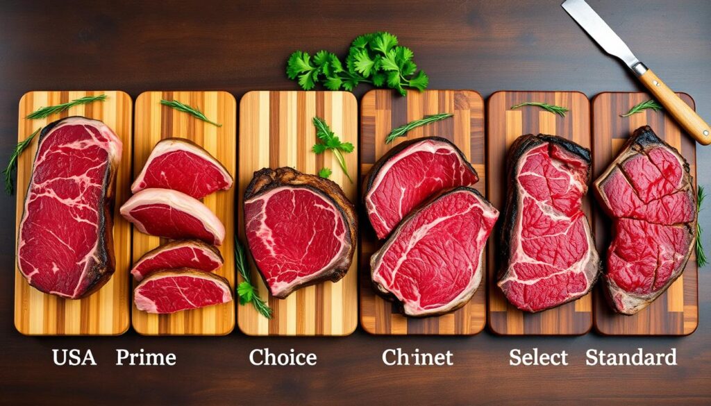 Steak Grades Comparison