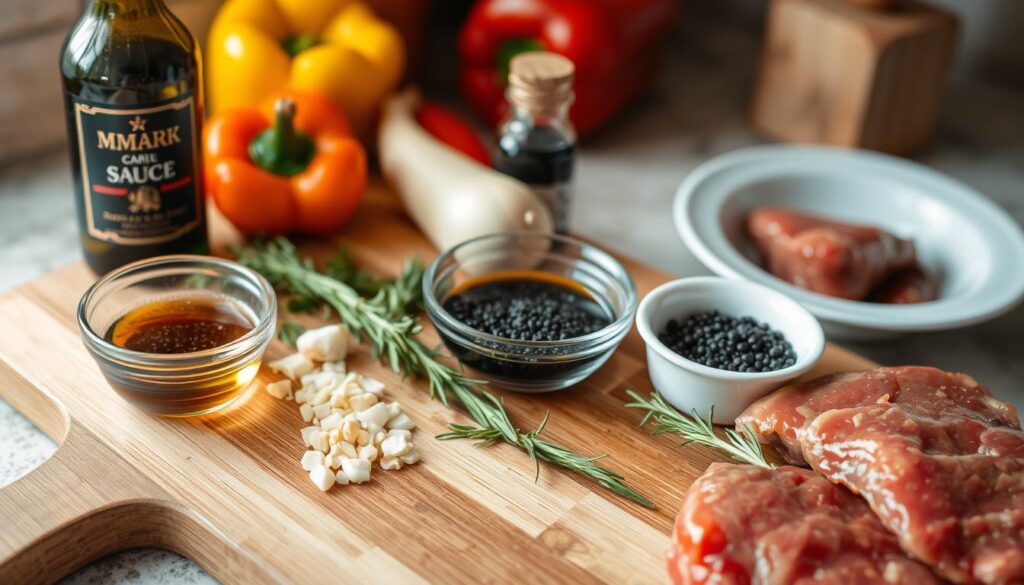 Steak Tips Marinade Preparation