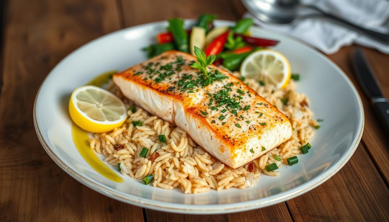 salmon and orzo recipe