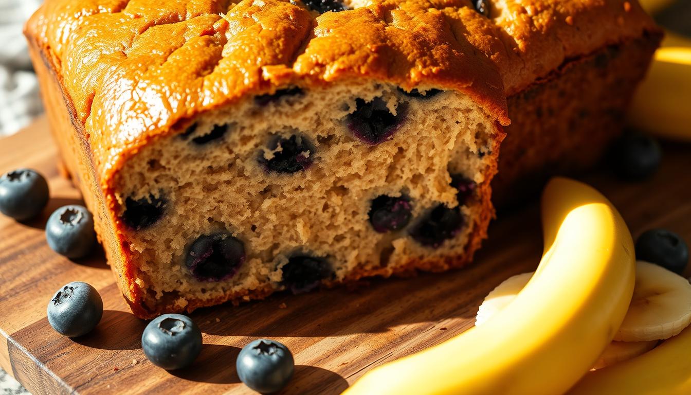 Blueberry banana bread