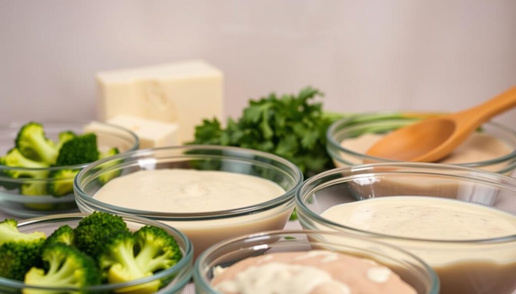 Chicken Broccoli Alfredo Bake Ingredients