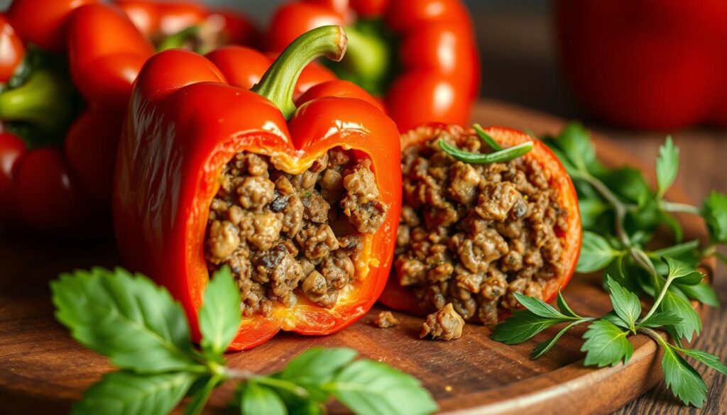 Classic Beef Stuffed Peppers