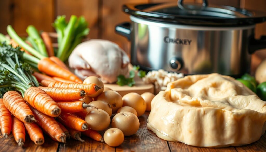 Crockpot Chicken Pot Pie Ingredients