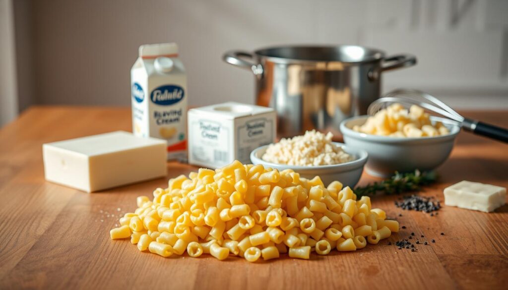 Homemade Macaroni Gratin Ingredients