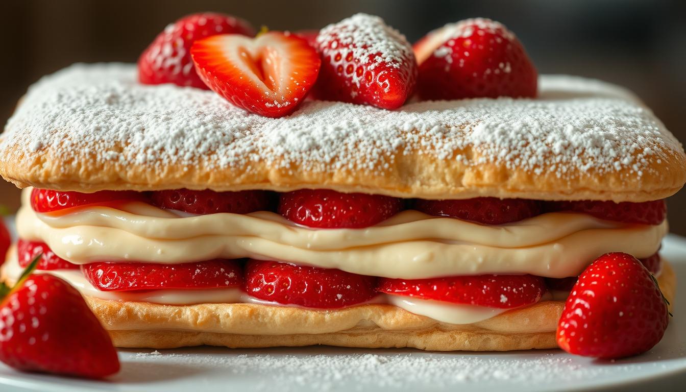 Strawberry napoleon