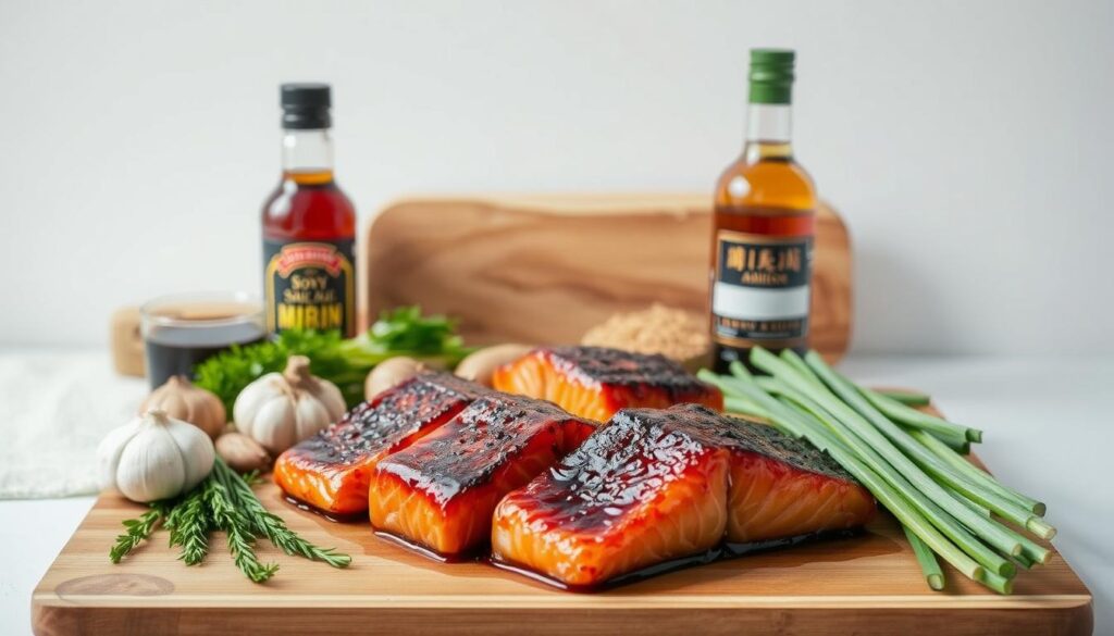 Teriyaki Salmon Ingredients