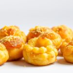 Cheesy mashed potato puffs