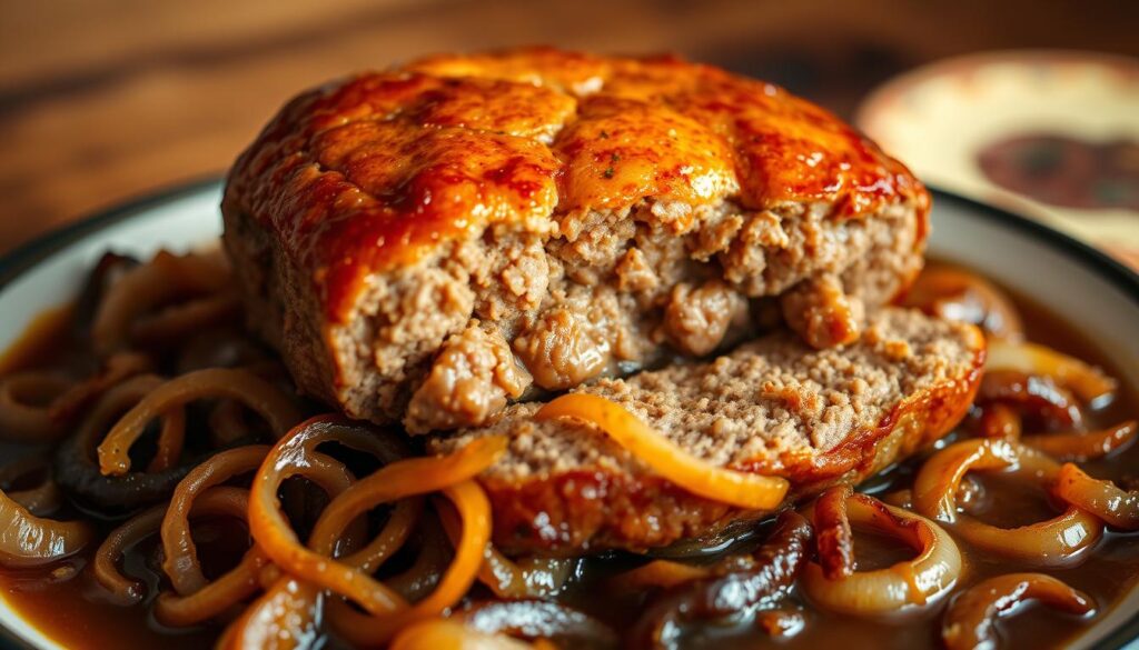 French onion meatloaf