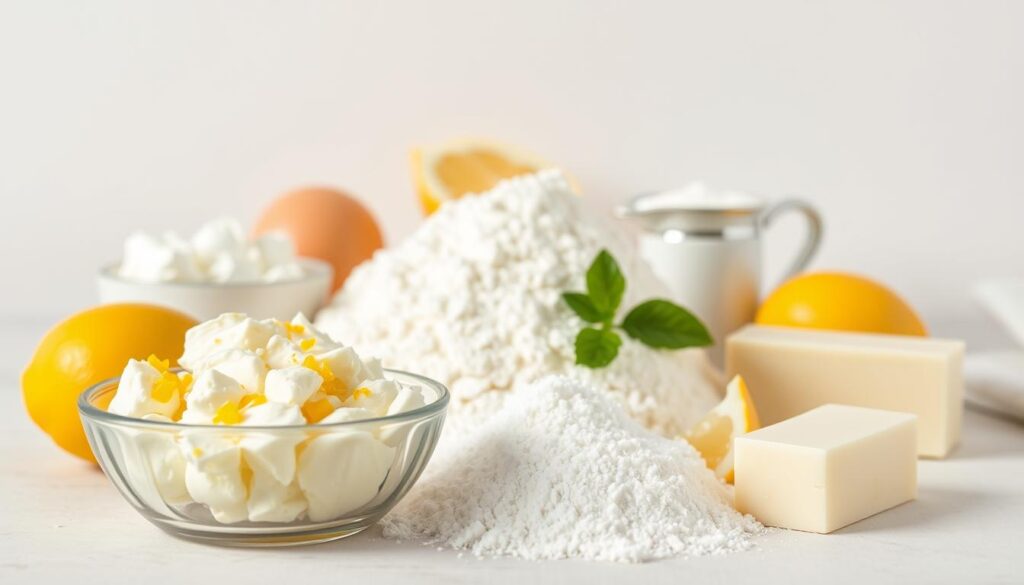 Lemon Cream Cheese Bread Ingredients