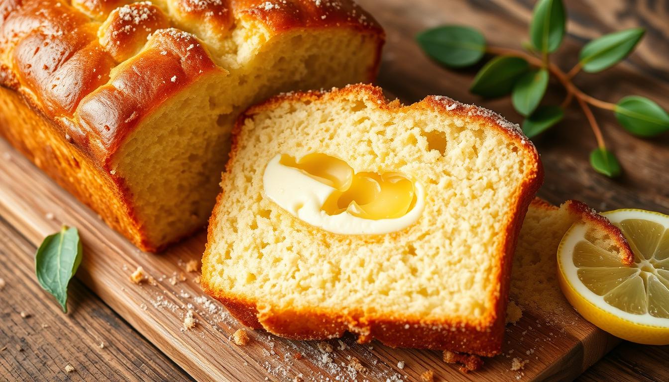 Lemon cream cheese bread